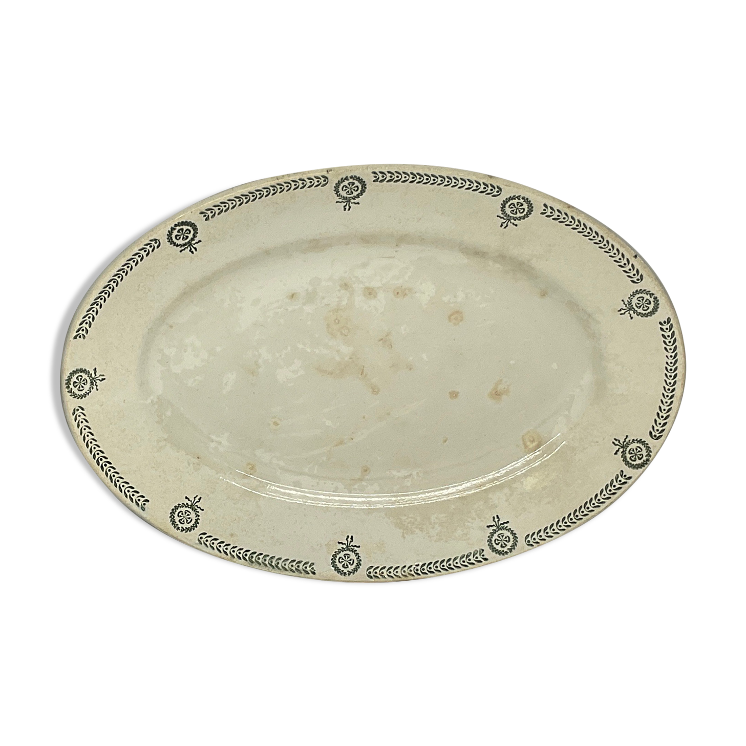 Oval Service Dish, "Faïencerie de Castres"