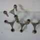 Lot of 4 chrome Nagel candlesticks