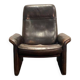 Vintage Brown Leather De Sede Ds 50 leather arm chair from 1970's