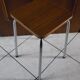 Black streaked brown formica stool 70