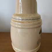 Old pitcher cazalas paule douau ceramic beige basque couple vintage