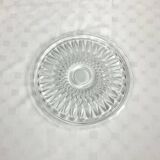 Vintage molded glass pie dish