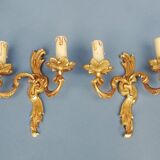 Paire d'appliques de style Louis XV