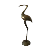 Brass wading bird