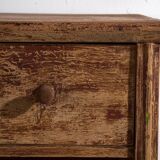 Antique counter with brown patina (c.1920) #96