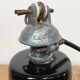 Industrial Black Enamel Hanging Lamp from Reluma, 1950s