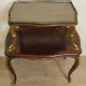 Louis XV style console table with two tiers.