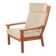 Glostrup teak armchair Denmark, wool, vintage