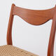 2 Arne Wahl Iversen dining chairs Denmark 60s-70s