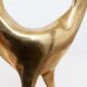 Oiseau brutaliste en bronze par Yves Lohé, années 80