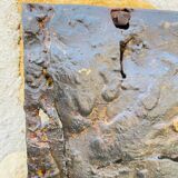 Set of three brutalist wall sculptures, by Irv Bramberg, vintage