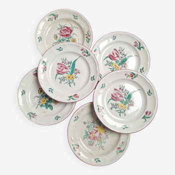 Assiettes plates Société céramiste Maestricht