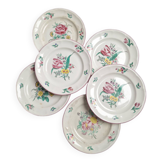 Assiettes plates Société céramiste Maestricht