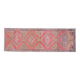 1970s Turkish Oushak Handmade Wool Cotton Orange Area Rug 86x284