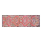 Tapis turc Oushak fait main en laine et coton, années 1970