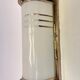 XL chrome design Bauhaus wall and glass lamp 1930s - Czechoslovakia