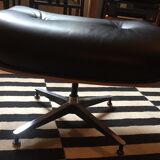 Lounge de Charles Eames avec son ottoman
