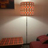 Lampshade novaline h40 d35 fabric 1970