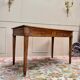 Bureau plat en noyer de style Louis XVI XIX eme siècle