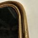 Large gilded mirror 19th century rounded corners mercury glass Louis XVI style
