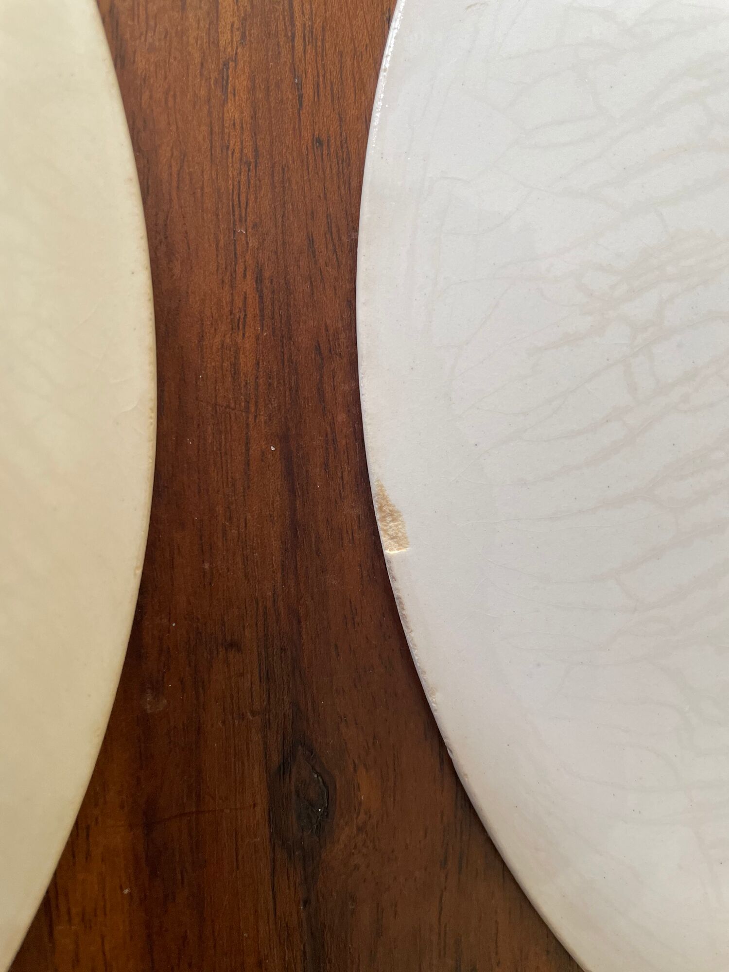 Flat plates Sarreguemines Terre de Fer model Blue Favorite
