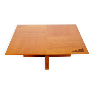 Walnut marquetry coffee table by Jaume Tresserra