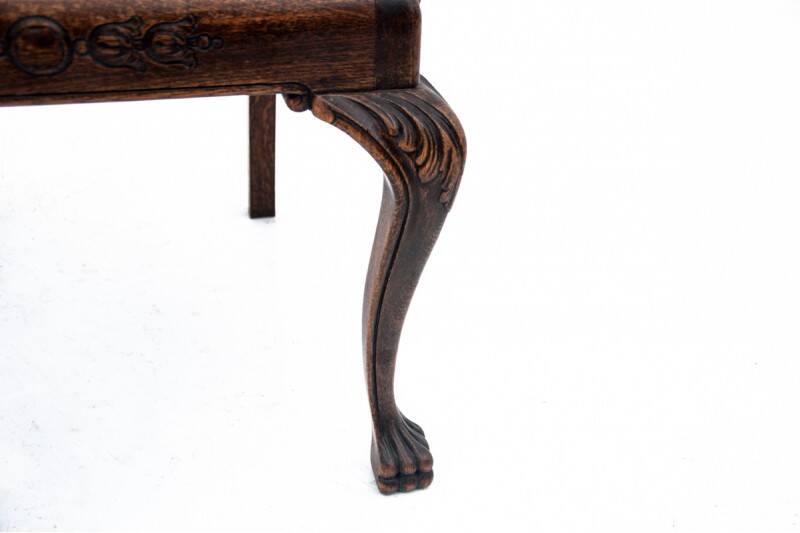 Chippendale style armchair, circa 1900. After renovation.