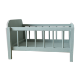 Wooden vintage doll bed