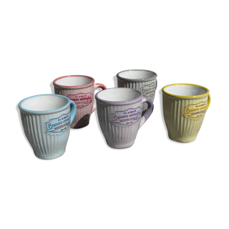 5 coffee cups