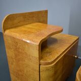Ensemble de deux tables de chevet Art Déco Tchécoslovaquie, années 1939