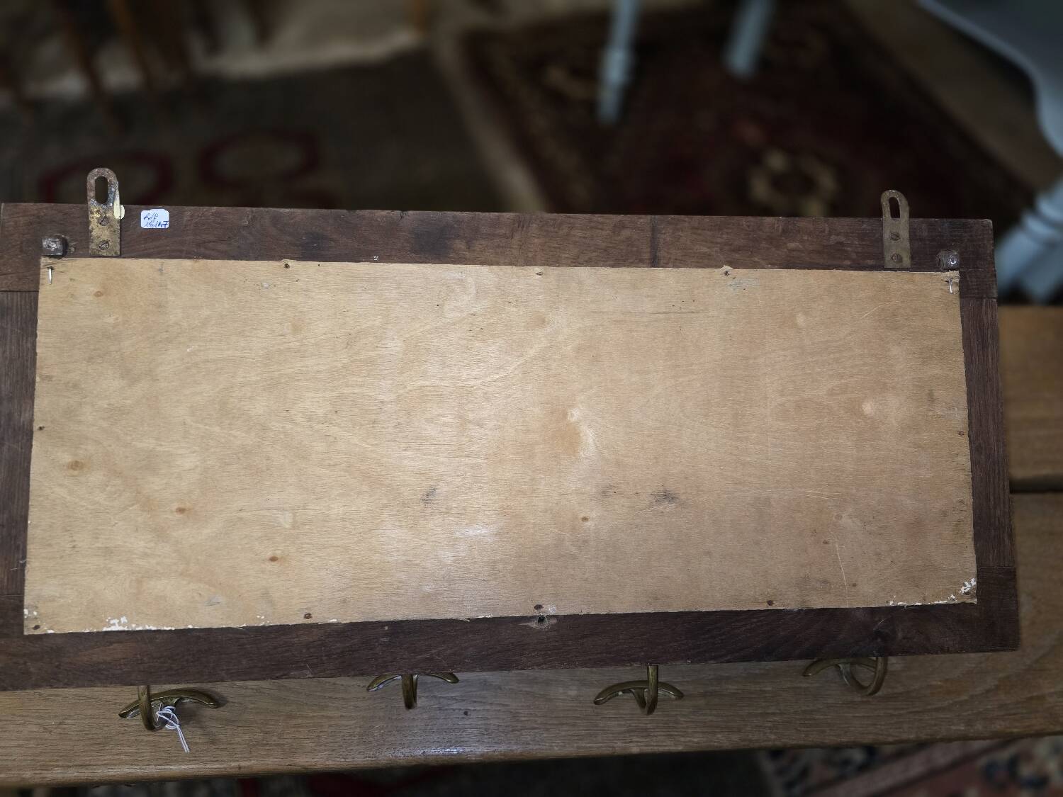 1950s wall coat rack