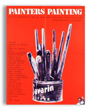 Original poster 1973 Painters Painting, Jackson Pollock, Andy Warol, Willem De Kooning