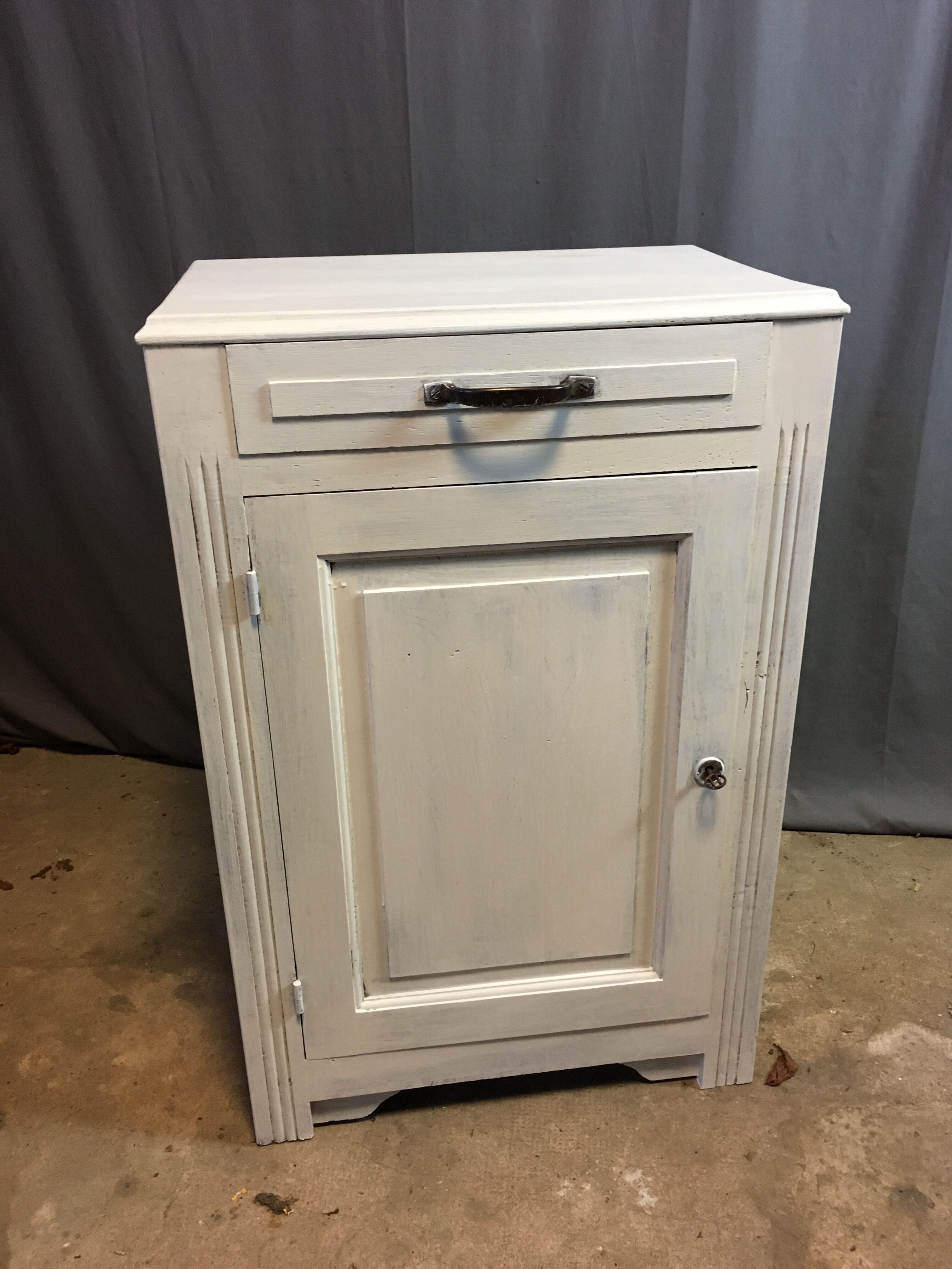 Sideboard white with drawer and door