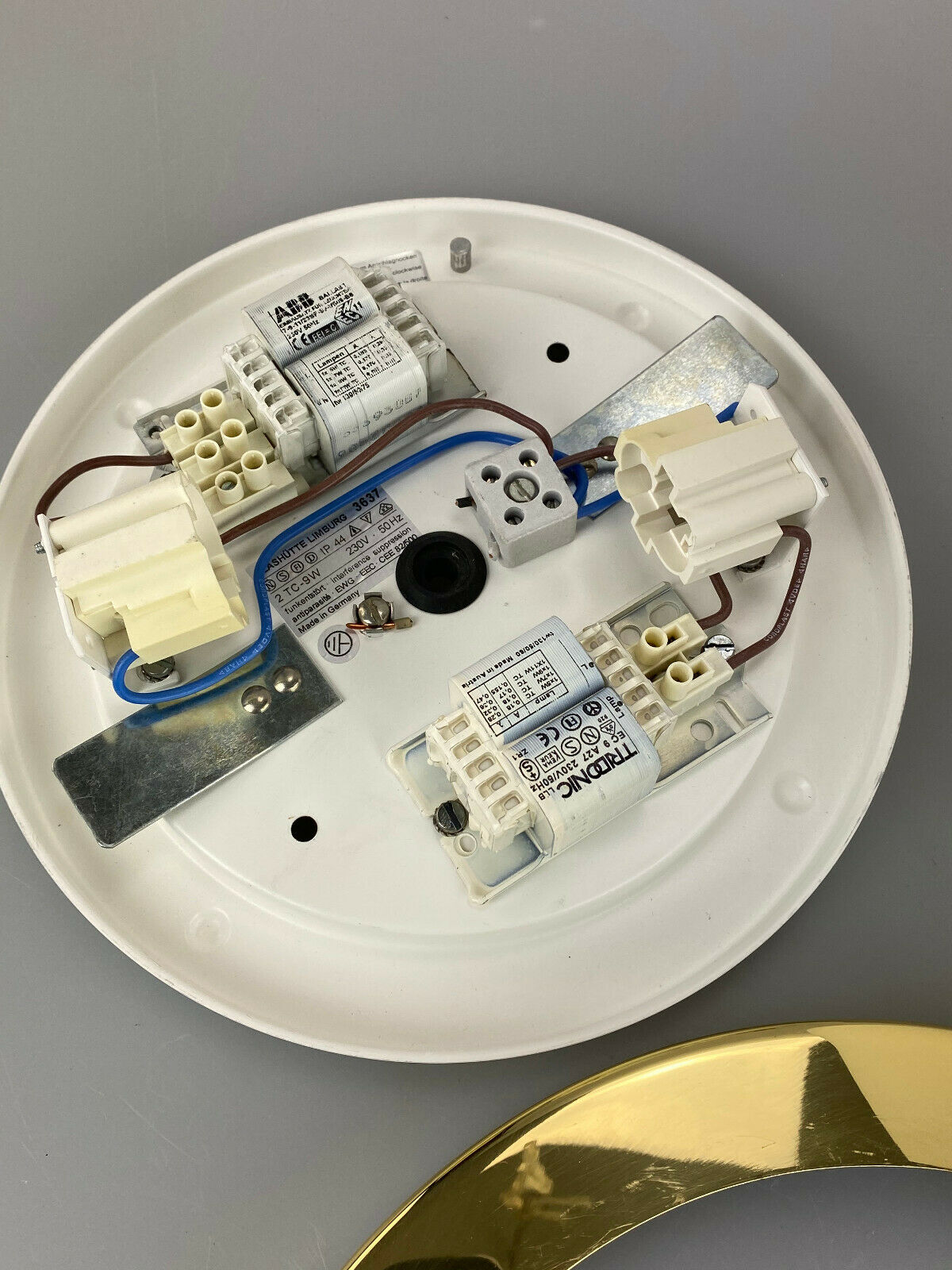 Limburg Glashütte 70s ceiling light