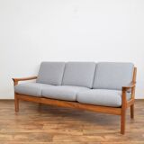 Mid-century danish teak sofa by Juul Kristensen, 1960s