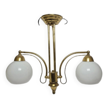 Vintage Art Nouveau pendant light, Poland, 1970s