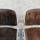 Suite of 4 chairs by Giancarlo Piretti for Castelli, Italy, circa 1960