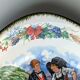 Plate, Wall lamp - Keller & Guérin Luneville - Earthenware - Alsace / Harvest / Riquewihr
