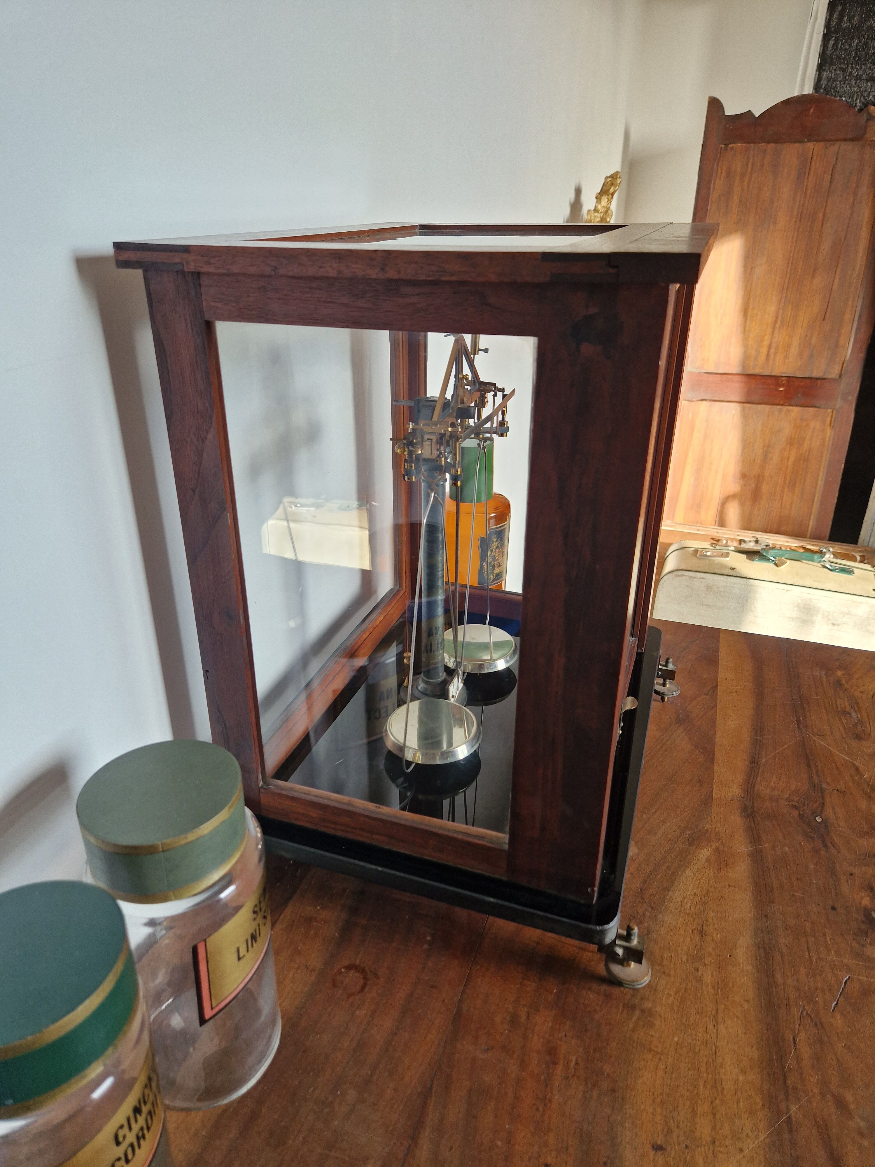 Old laboratory balance by F.Sartorius Göttingen