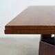 Square extendable dining table by Silvio Coppola for Bernini