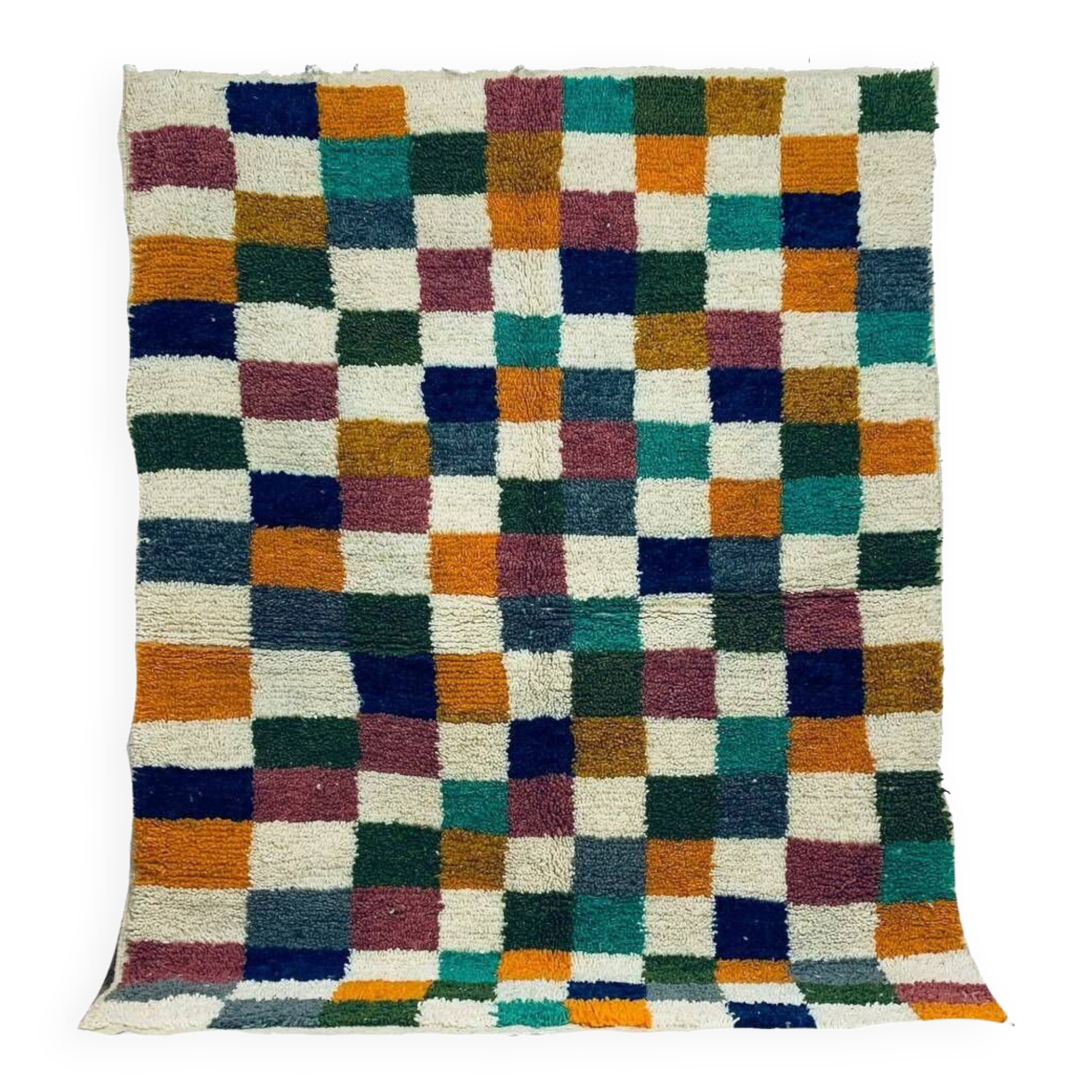 Handcrafted moroccan berber rug 213 x 160 cm