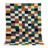 Handcrafted moroccan berber rug 213 x 160 cm