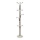 Vintage Standing Coat Rack Chrome Marble Space Age 166cm