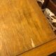 Oak buffet compass feet
