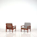 2 fauteuils "Capella" par Illum Wikkelsø pour Niels Eilersen