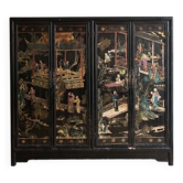 Chinese furniture in black lacquer