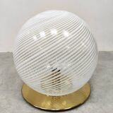 Italian design Murano glass Swirl table lamp