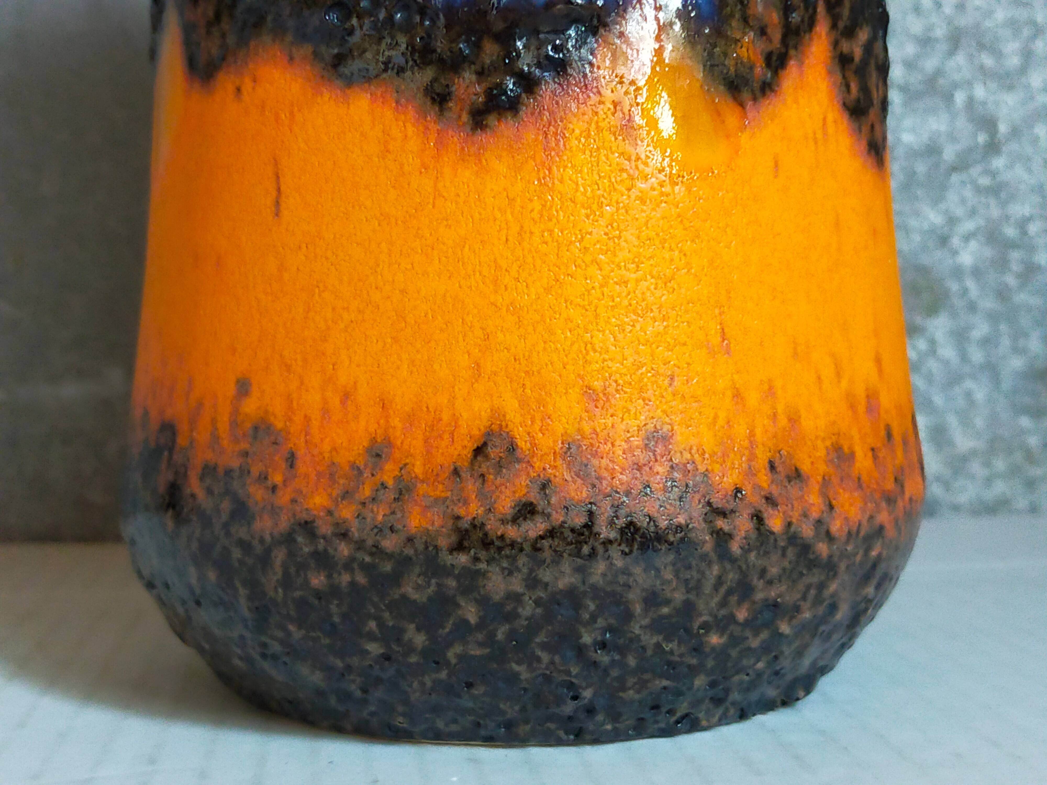 FAT LAVA vintage gray foam ceramic vase