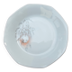 Set of 12 deep porcelain plates from Sologne.