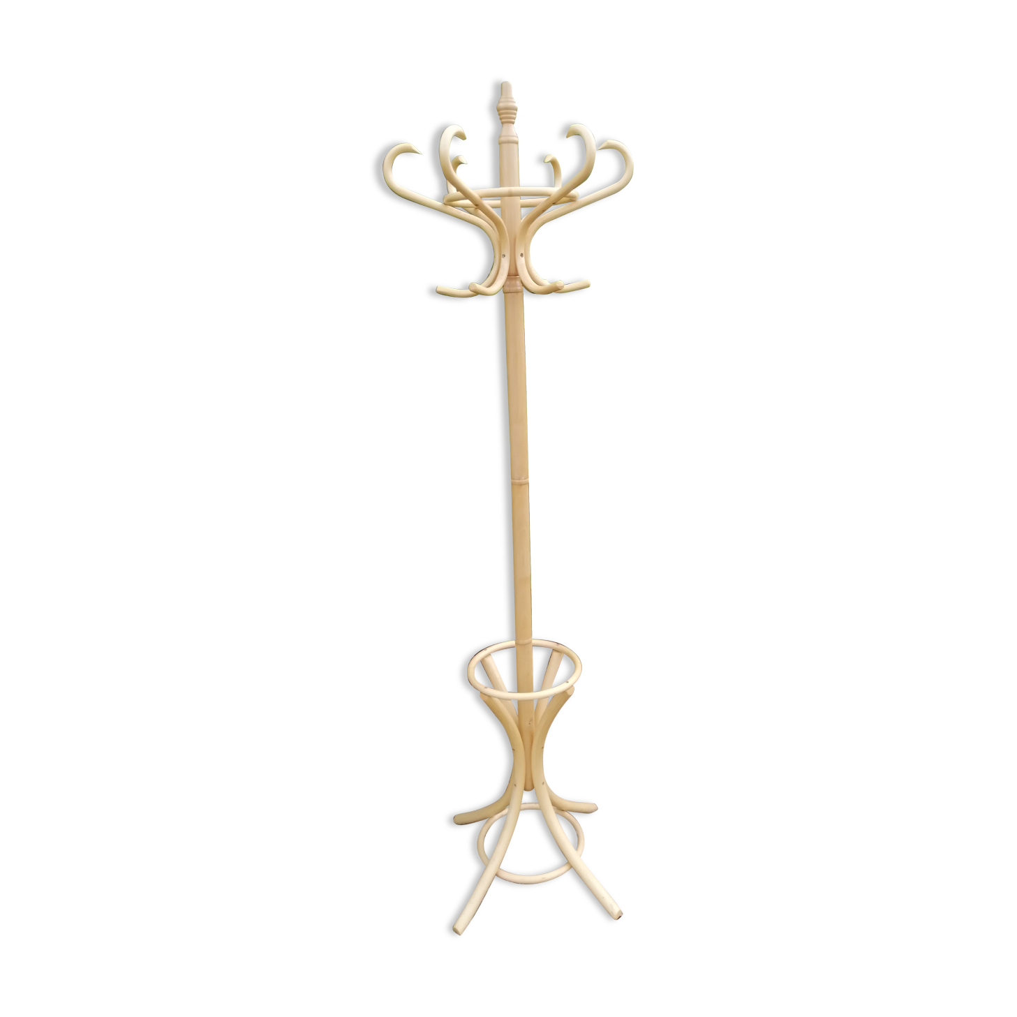 Coat rack on péroquet feet